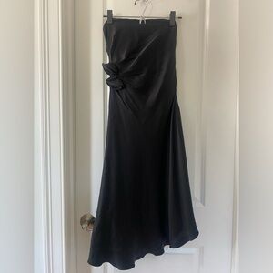 Banana Republic Black Silk Strapless Dress - Size 0